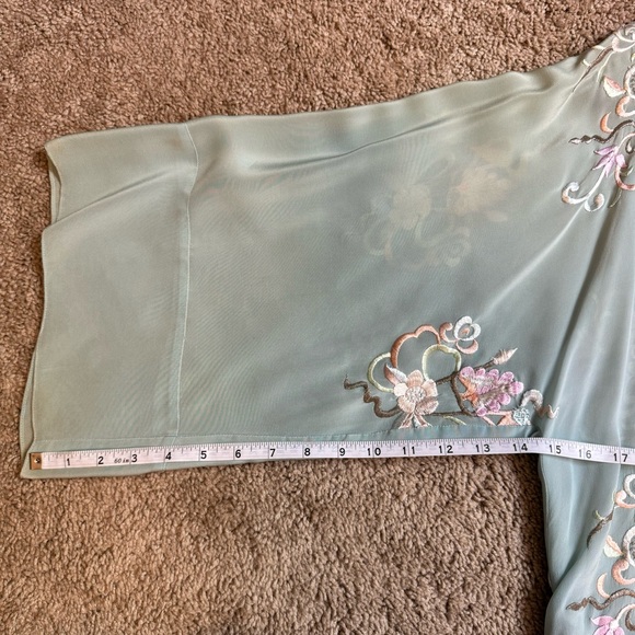 VINTAGE Oscar de la Renta silk top - Picture 5 of 13